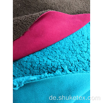 Polar Fleece aus 100% Polyester, gebunden mit Sherpa-Stoff